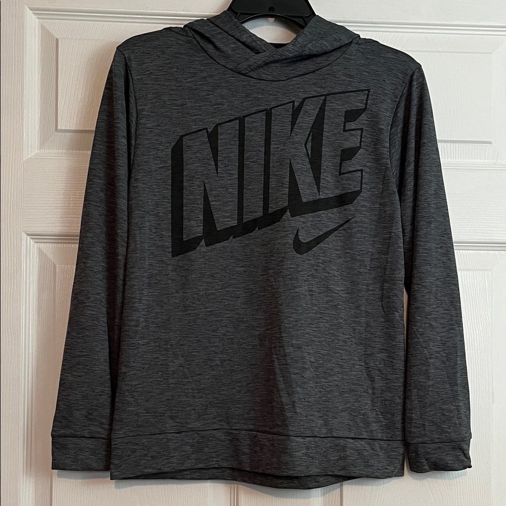 Nike Logo Dri-Fit Boys Hoodie (Size: L Boys) - Picture 9 of 10
